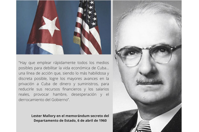 Foto: Tomada de acn.cu Persiste la infamia del Memorando Mallory