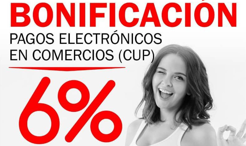Bonificación del 6% en pagos electrónicos