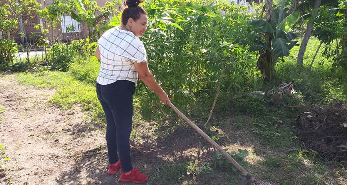 Familias camagüeyanas reciben condición Mi Patio También Produce