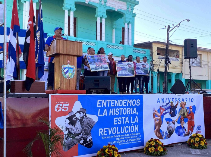 Fotos: Rodolfo Blanco Cue/ ACN Conmemoran en Camagüey aniversario 65 del triunfo revolucionario