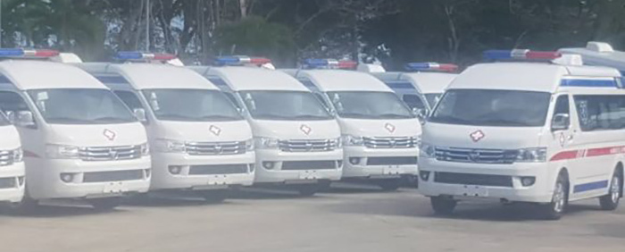 Nuevas ambulancias en Cuba