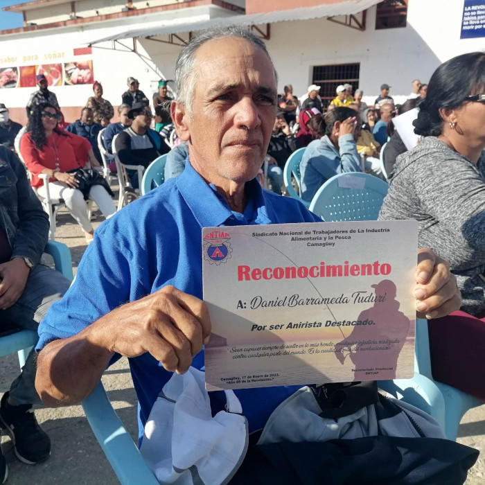 El destacado innovador Daniel Barrameda, recibió un reconocimiento por su larga y destacada trayectoria laboral.