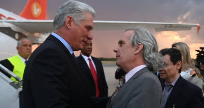 Presidente cubano en Argentina