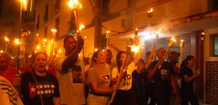 Camagüey, una marea de antorchas para Martí