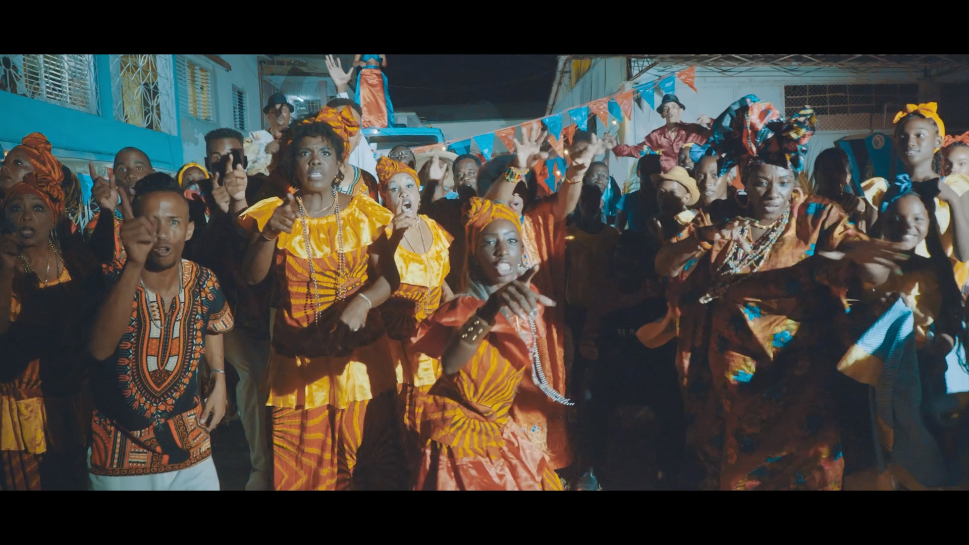 Este audiovisual también involucró a la comunidad de descendientes de haitianos, entre ellos a los integrantes del grupo de aficionados Bonito Patuá.