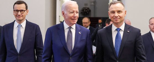 Biden en Polonia por segunda vez en menos de un año