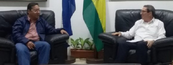 Presidente boliviano en visita de trabajo a Cuba