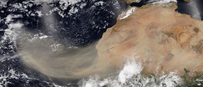 Polvo del Sahara a la vista...
