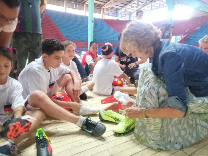Fútbol inclusivo desde Colonia a Camagüey