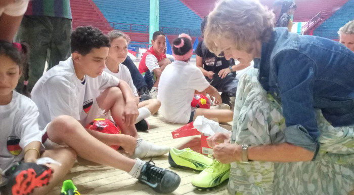 Fútbol inclusivo desde Colonia a Camagüey