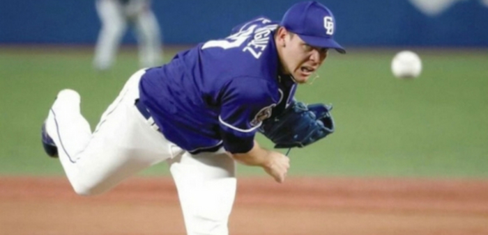 El camagüeyano Yariel Rodríguez vs. Países Bajos en V Clásico Mundial de Béisbol 
