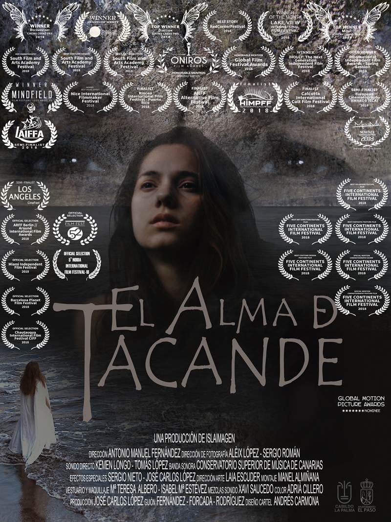 El alma de Tacande, del director Antonio M. Fernández, cuenta la leyenda del siglo XVII que conoce una pareja de jóvenes cubanos al viajar a la isla de La Palma en busca de unos terrenos de su abuelo un emigrado canario.