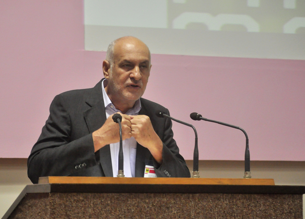 El presidente de la Upec explicó cómo el experimento es un paso significativo en la transformación del sistema de medios. ” El experimento no es una propuesta vertical, cada medio diseñó su idea de cambio. Se rescata la función económica junto a la función simbólica de los medios sin que se produzca un contradicción”. Foto Roberto Garaicoa/Cubaperiodistas.