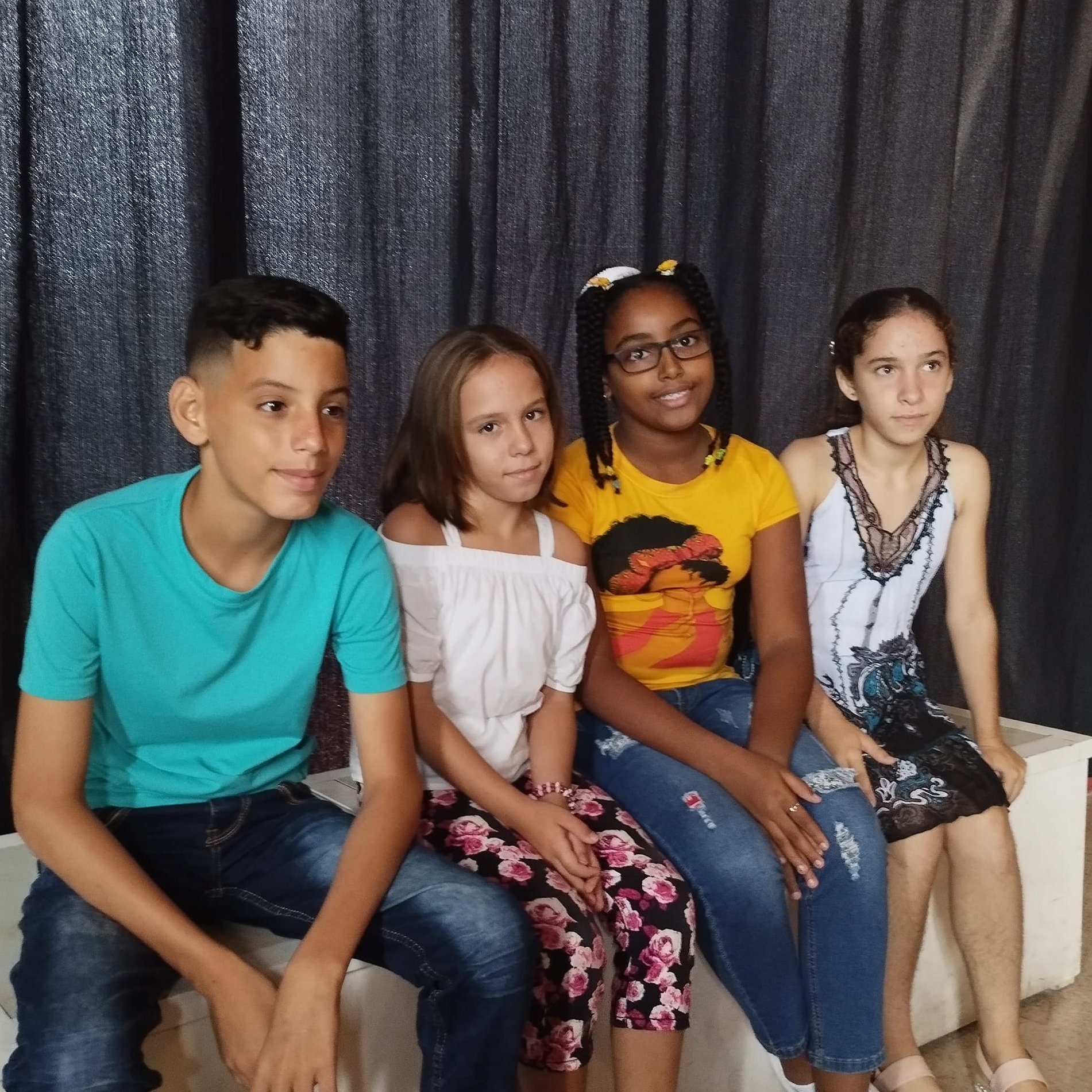 Una pequeña representación de los campeones de los concursos.