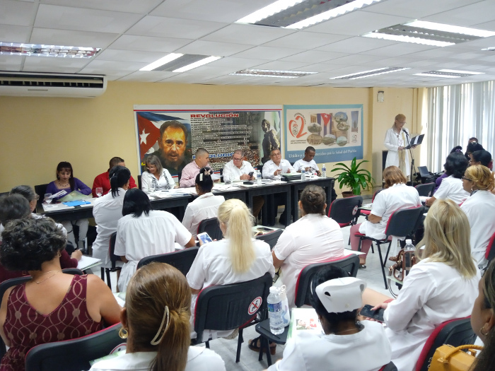 Celebran en Camagüey Conferencia de trabajadores del sindicato de la salud