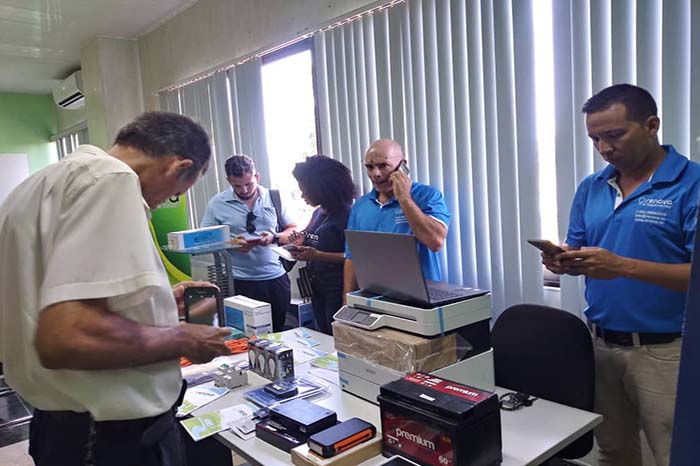 Foto: De la autora Feria tecnológica Súmate a lo digital