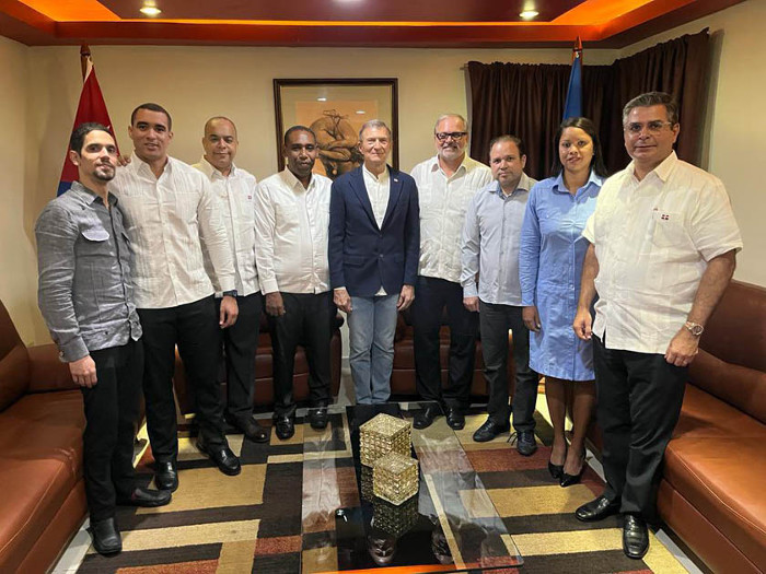 Foto: @BrunoRguezP En Cuba canciller de República Dominicana