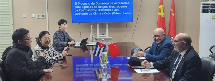 Donativo chino para sistema eléctrico de Cuba