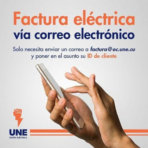 Foto: Tomada de minem.gob.cu Acogidos 61 000 clientes al pago del servicio eléctrico por vías  electrónicas