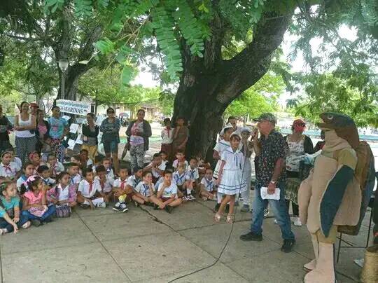 En Santa Cruz del Sur se desarrolló el Festival Municipal por la protección de las tortugas. Foto: Radio Santa Cruz