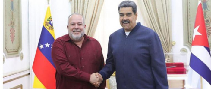 Primer Ministro cubano dialogó con Presidente de Venezuela 
