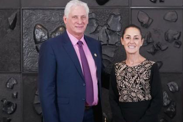 Reafirman amistad y cooperación visita de Díaz-Canel a México 