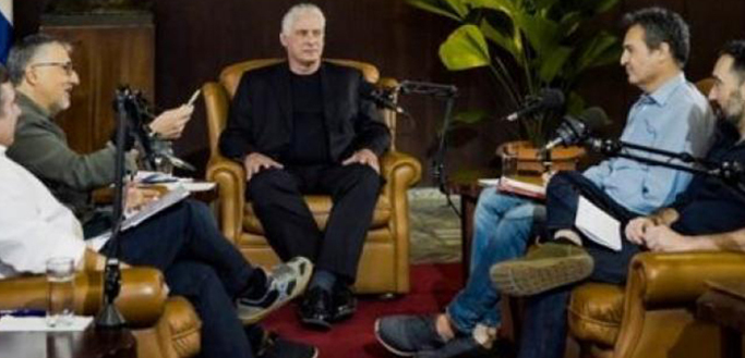 Diálogo de Díaz-Canel con intelectuales, hoy por televisión