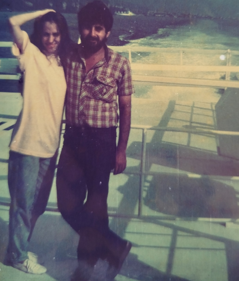 En guadalupe junto a Laura Urgells