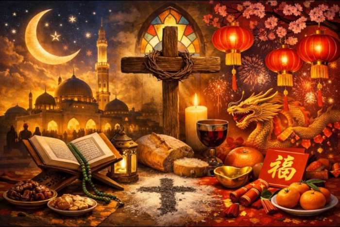 Tres calendarios y una ciudad