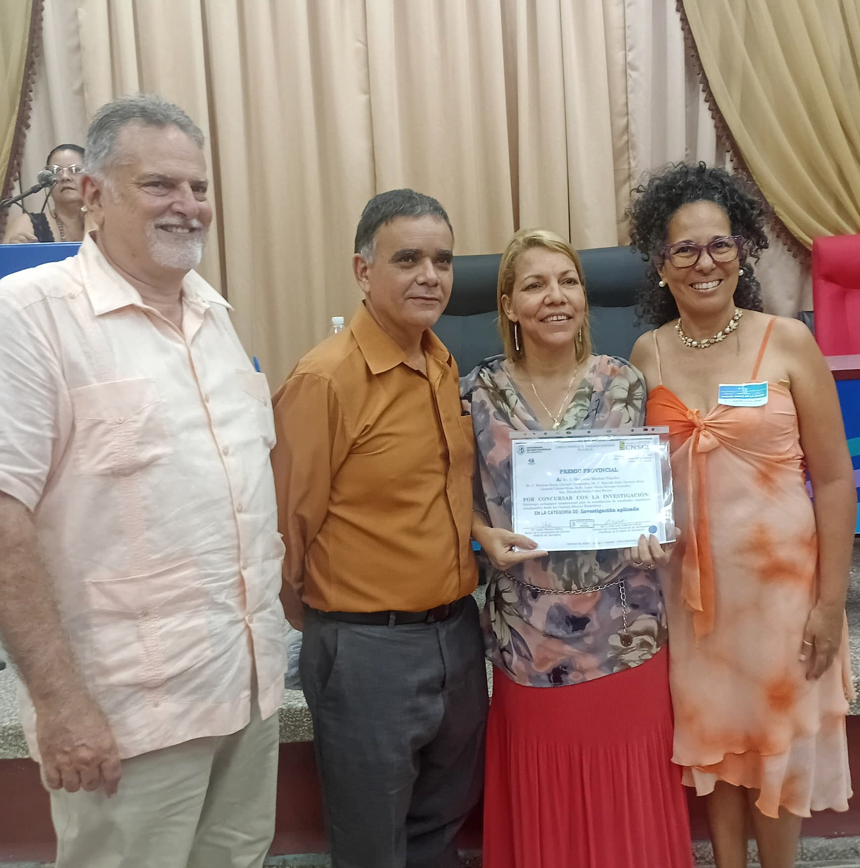 La Dra. C. Marjories Mirabal Nápoles recibe una vez más un premio en este concurso