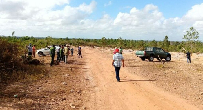 Las piedras extraídas eran trasladadas hacia el territorio camagüeyano, donde las comercializaban a 1 000 pesos moneda nacional. Foto: ACN.