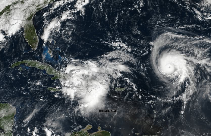 Lluvias fuertes en el oriente de Cuba