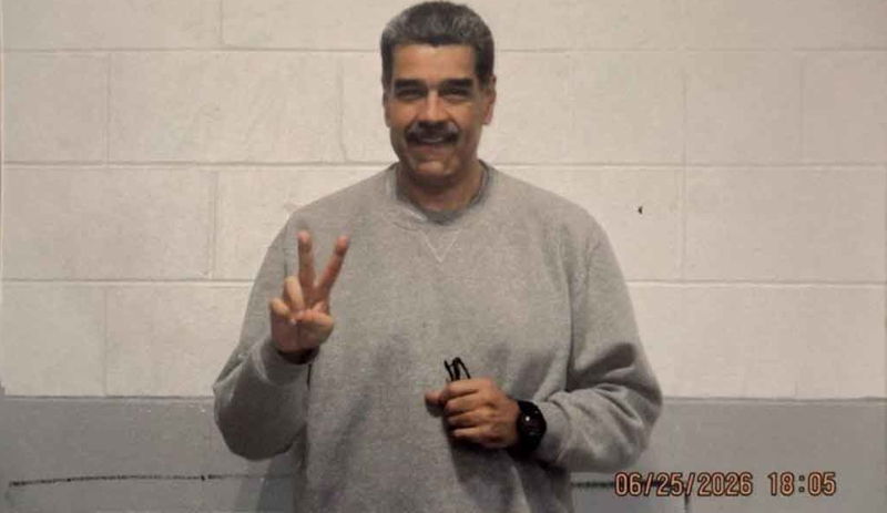 Presidente Maduro envía fotos a nietos y desde la cárcel de Nueva York