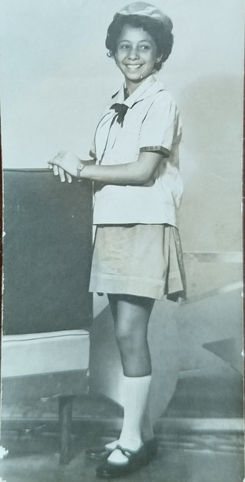 Mi madre con 13 años, 1975