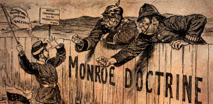 Doctrina Monroe: Moneda de dos ca