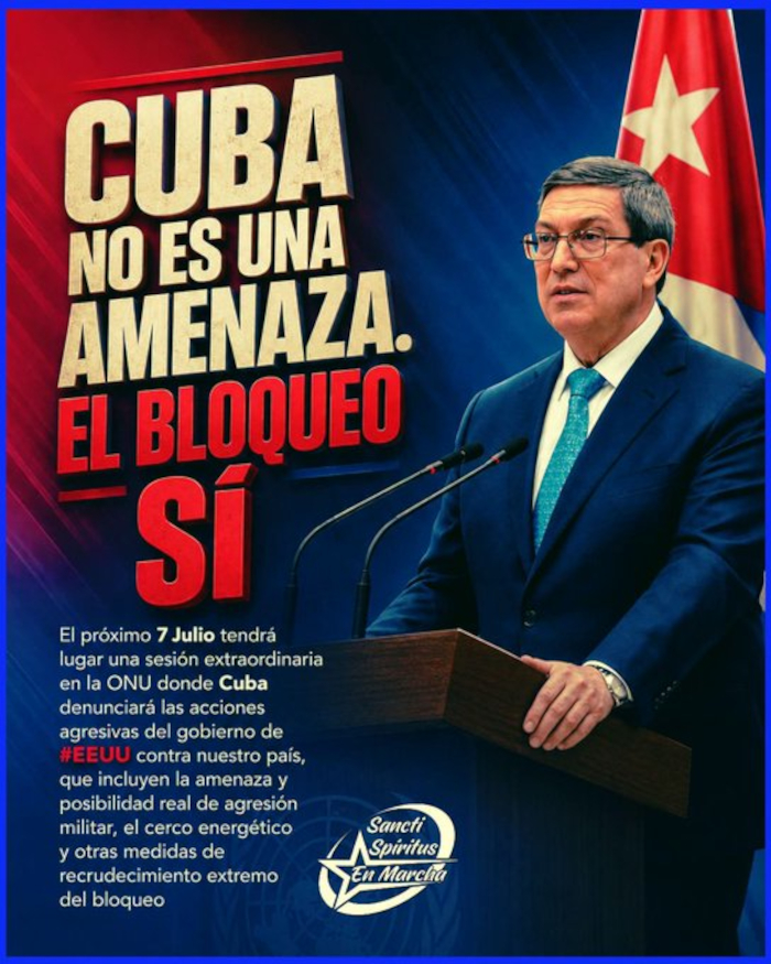 Habrá debate en la ONU por medidas incrementadas de bloqueo a Cuba