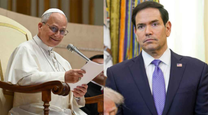 Marco Rubio hacia el Vaticano, lo re